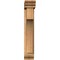 Ekena Millwork Westlake Traditional Smooth Bracket w/ Offset Brace, Western Red Cedar, 5 1/2"W x 20"D x 32"H BKT0604X20X32WTL01SWR - alternate 2